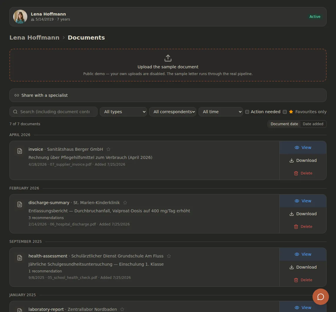 Scan or upload